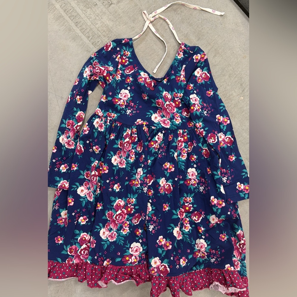 Wildflowers Pink and Red Floral Fit and Flare Dress